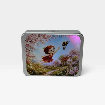 Puzzle Cireșica | 120 piese | în cutie metalică - fotografia 3