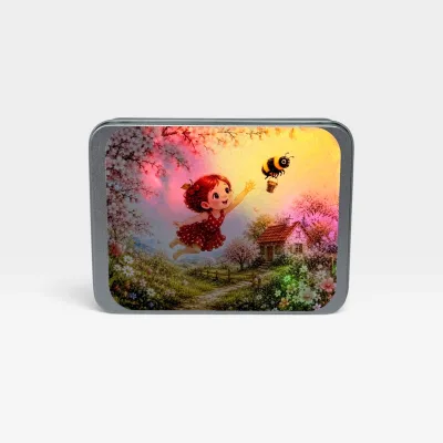 Puzzle Cireșica | 120 piese | în cutie metalică - fotografia 2