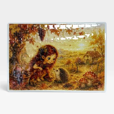 Puzzle Frâncușa | 120 piese | în cutie metalică - fotografia 2